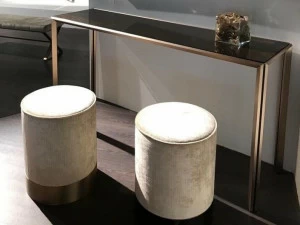 F.lli Orsenigo Прямоугольная консоль из стали и стекла Grandangolo