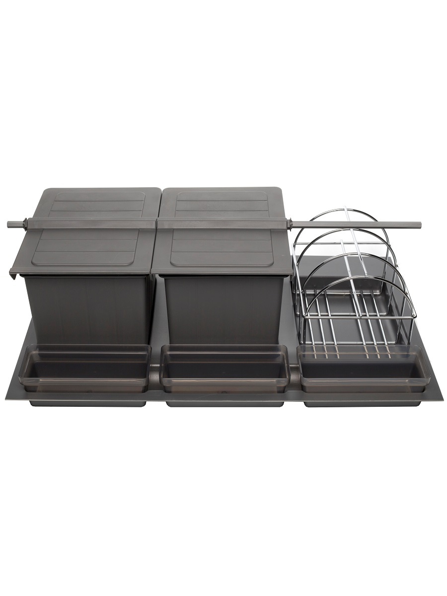 Система сортировки мусора Omega Duet/Top 800/24 Anthracite NAVAKO 10118