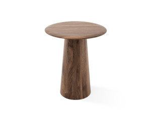 Круглый журнальный столик из орехового дерева