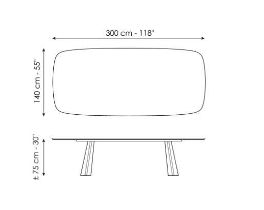 Бочковый стол BONALDO TORII ARCH-00096218 - Вид №7