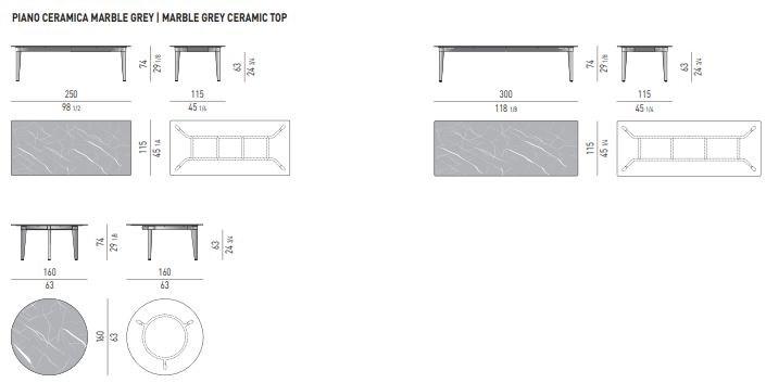 Minotti Прямоугольный садовый стол с керамической столешницей sun-id-1451244 - Вид №3