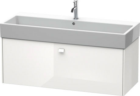 BR405709191 Тумбочка подвесная Brioso #BR4057 1184 x 459 мм Серо-коричневый декор Duravit - Вид №2