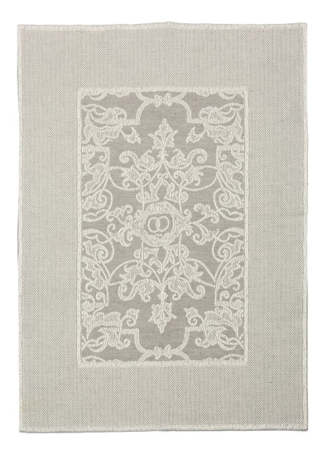 LEI_36_82 Полотенце кухонное 50/70 серый 50% лен 50% хлопок жаккард LEITNER Santreyd 