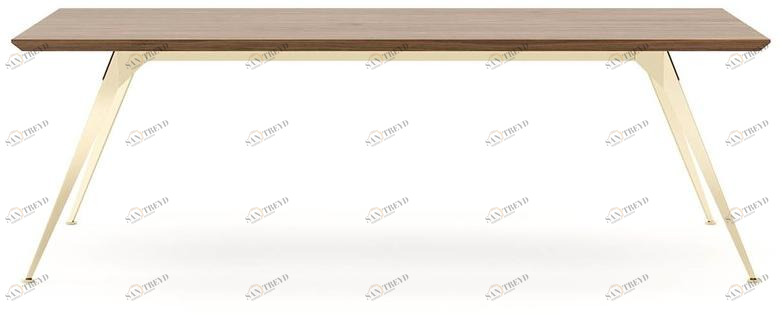 Laskasas Прямоугольный деревянный обеденный стол Winston sun-id-1413936