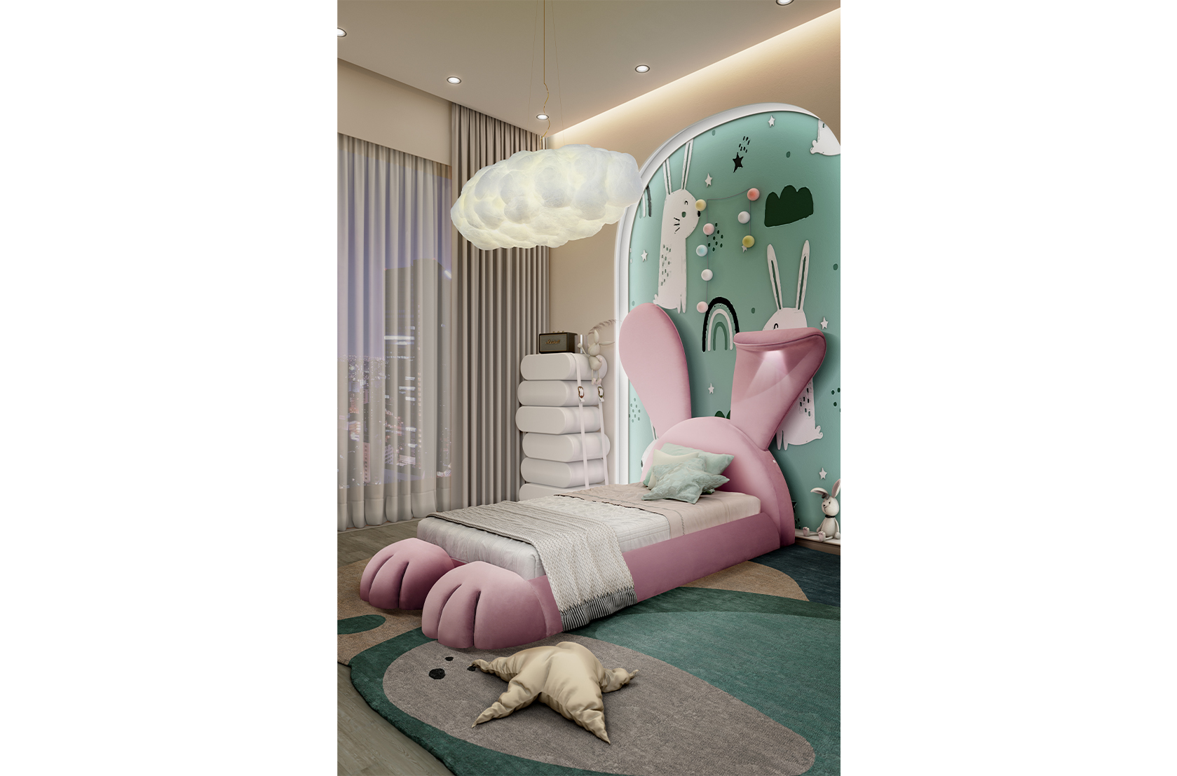 CIST615 Комоды детские Облако 6 ящиков Circu  - Вид №14