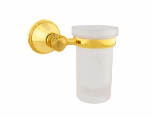 058080.000.01 Настенный держатель для зубных щеток Золото 24К