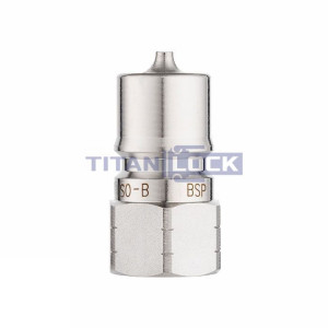 3/8in, БРС серия B, ISO 7241-B, ниппель, оцинк. сталь TL3BM TITAN LOCK
