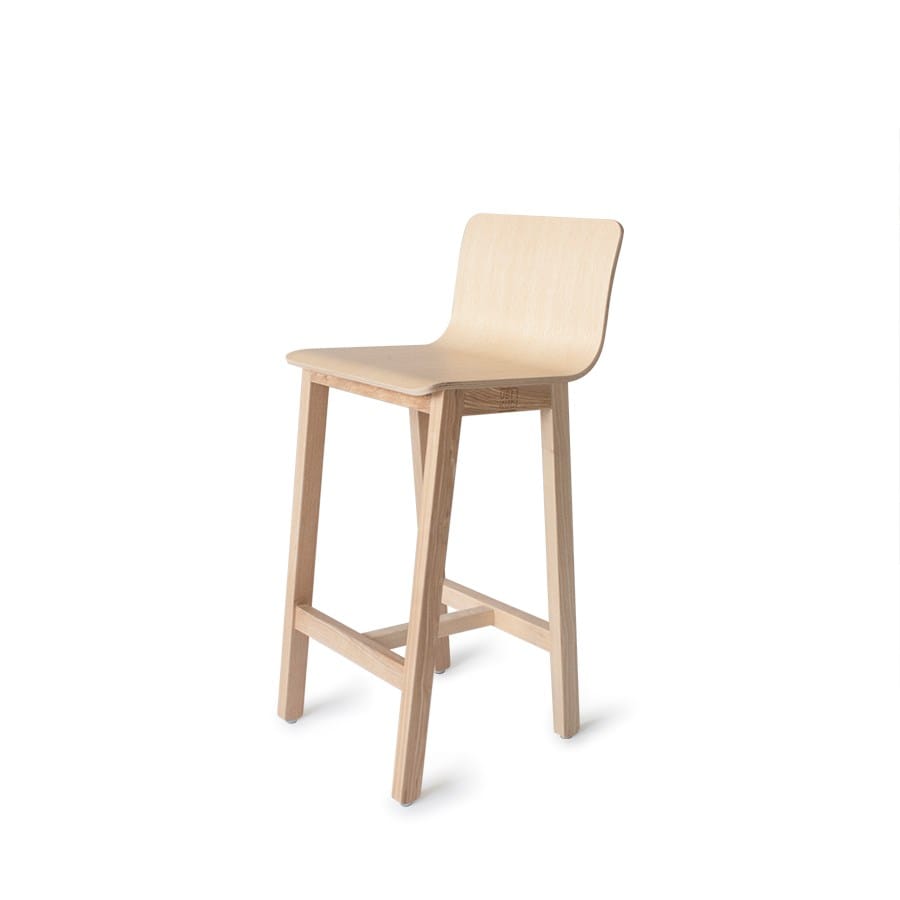 Высокий стул из ясеня с подставкой для ног Askia версия 3 ARCH-00061471 - Вид №2