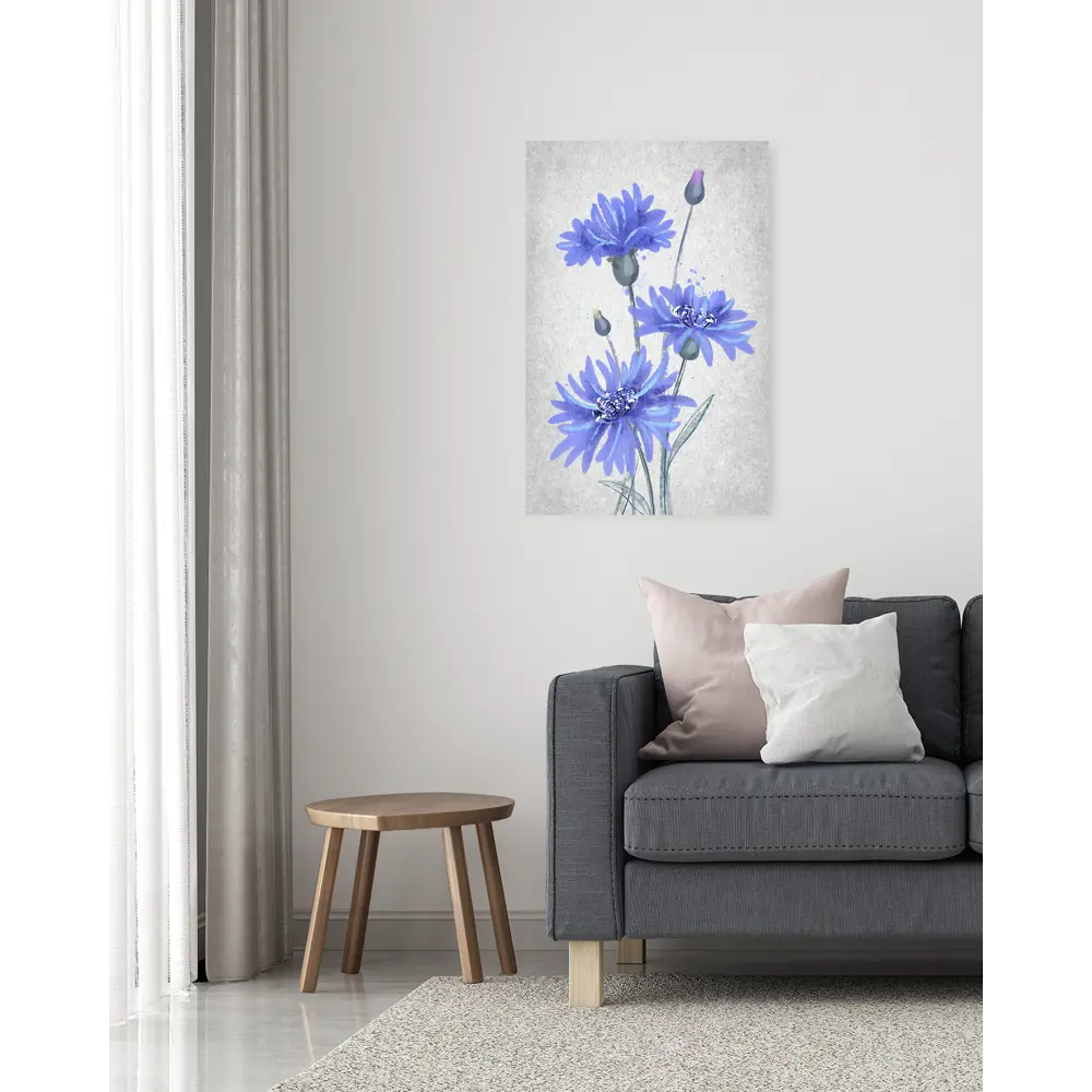 Картина на холсте Васильки 40x60 см Постер-лайн STLM-2208384 - Вид №1