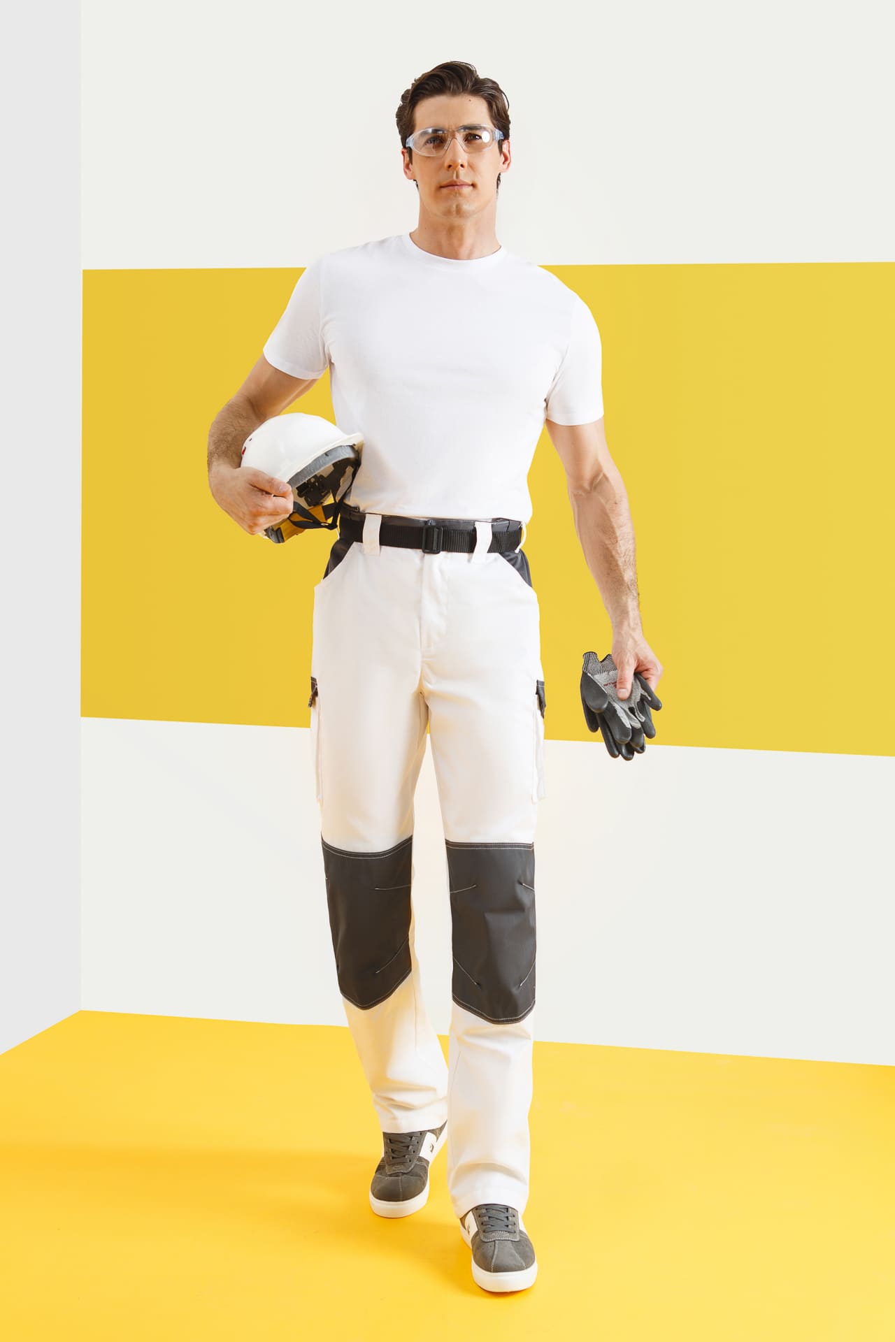 4974834 Костюм  NEW белый графит STATUS  Летняя спецодежда  размер 64-66/182-188  - Вид №8