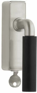 Formani Оконная ручка dk никель с замком Timeless 1923-dklock-o