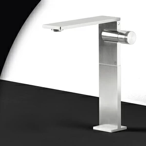 Смеситель для раковины AICO AIC3L серебристый глянцевый