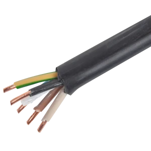 Кабель Альфакабель ВВГп-НГ LS 5х4, на отрез, ГОСТ