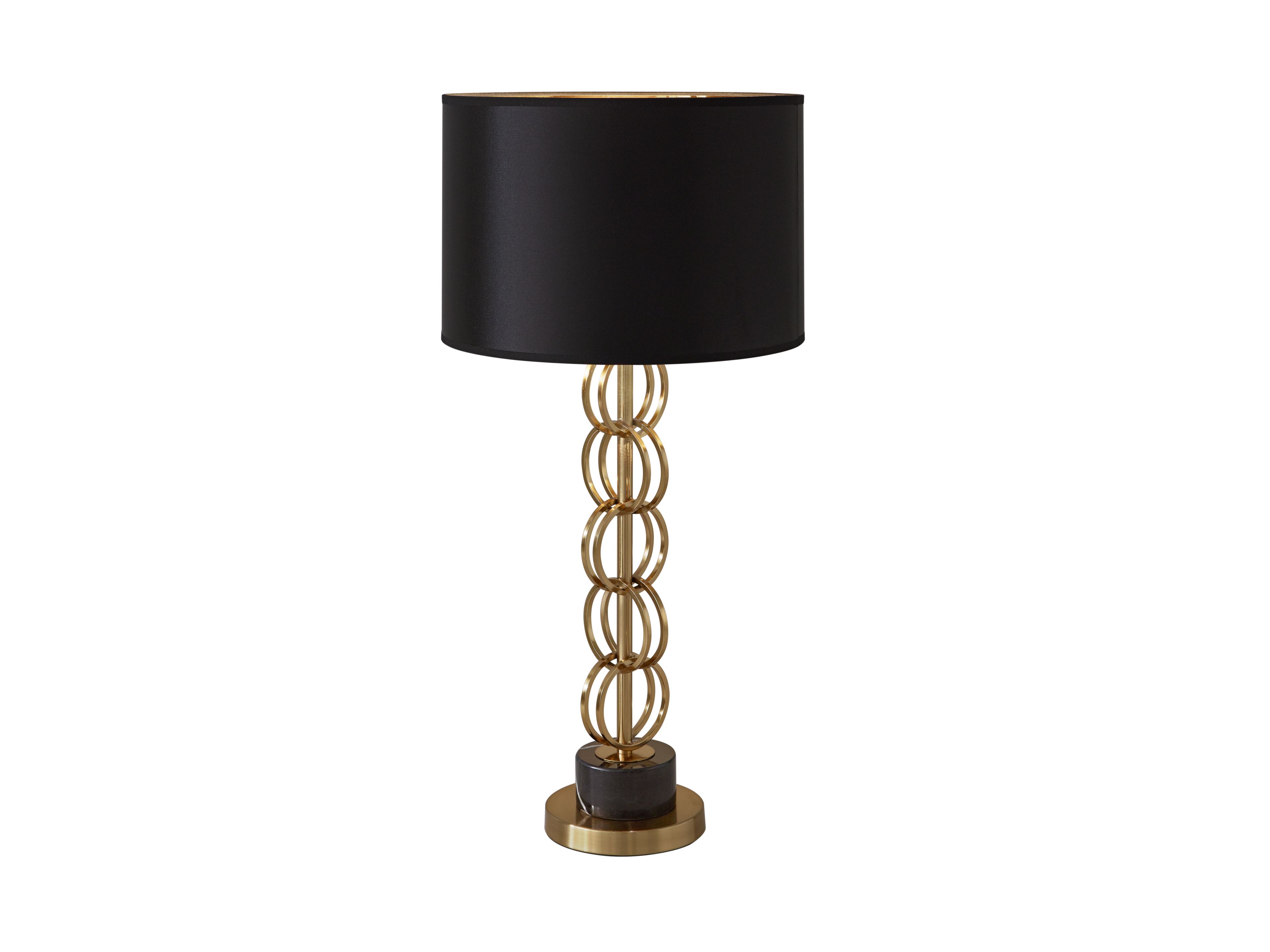 Настольная лампа из ткани и Мраморного основания K-Lighting JANO ARCH-00005576