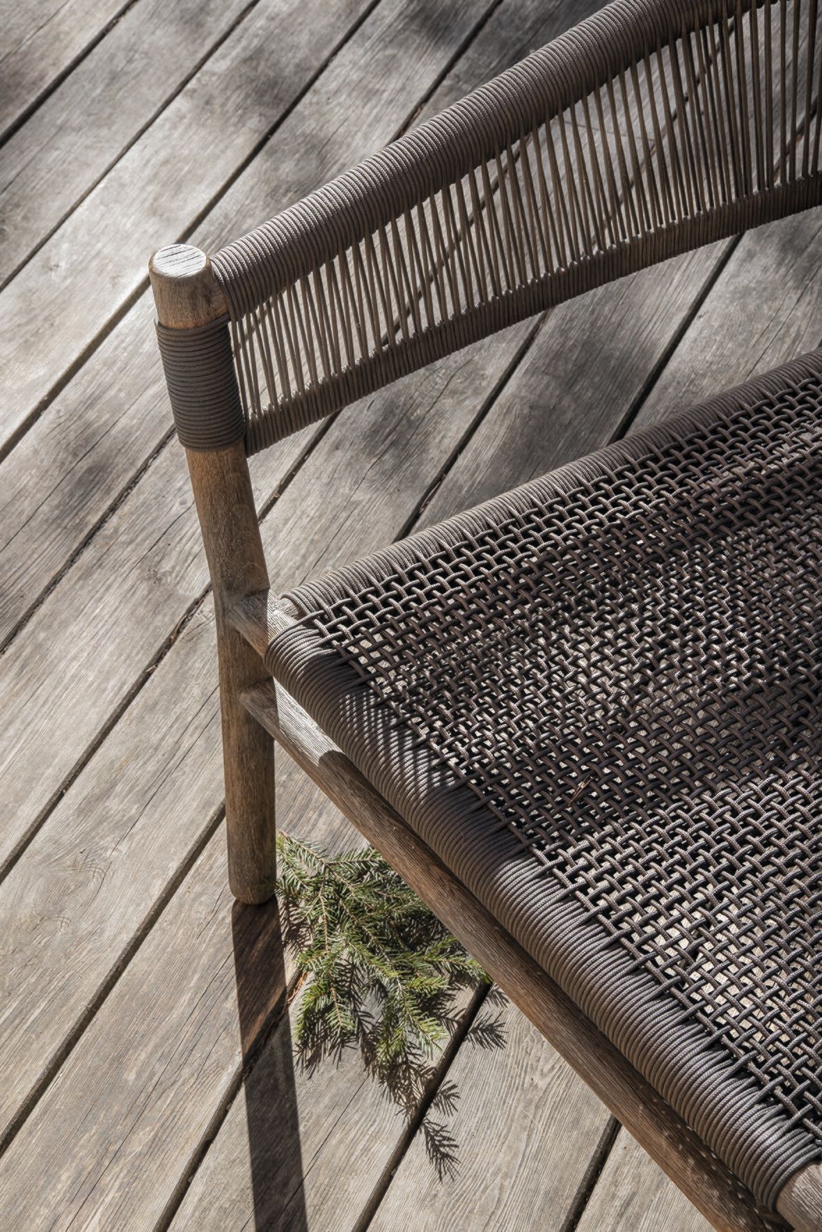 Веревочный садовый стул с подлокотниками Ethimo ARCH-00076587 - Вид №3