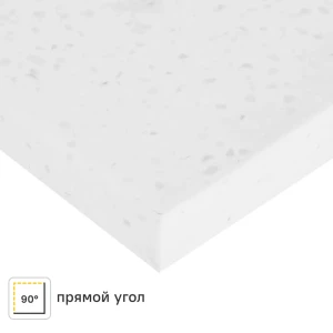 Столешница Арктик 120x60x2 см искусственный камень цвет белый 84168261 STLM-2081398