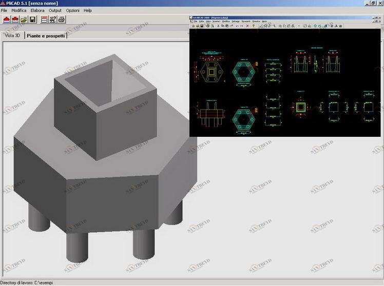 Concrete Расчет фундамента (цокольная плита перекрытия неразрезная балка) sun-id-1465362