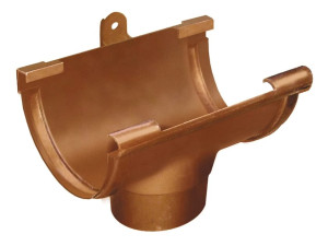 Эстетическое сливное соединение для желоба с металлическим эффектом 125