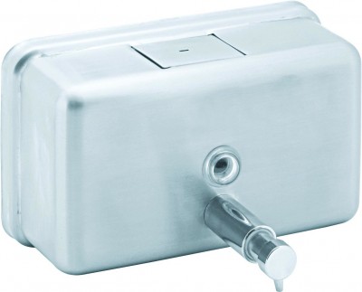 140107001 Дозатор жидкого мыла из нержавеющей стали, горизонтальный Eca  - Вид №1