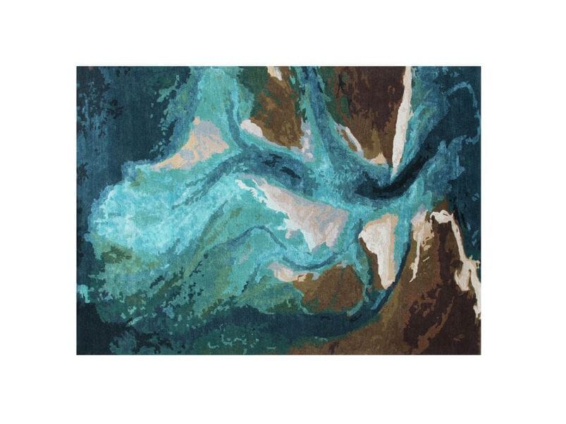 Прямоугольный ковер из шерсти и Tencel® ROCHE BOBOIS SHARK BAY ARCH-00105648