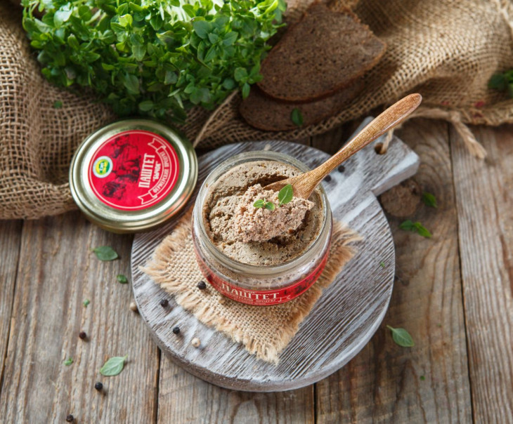 4155 Паштет "Бычок" из говяжьей печени Вкусляндия  - Вид №2