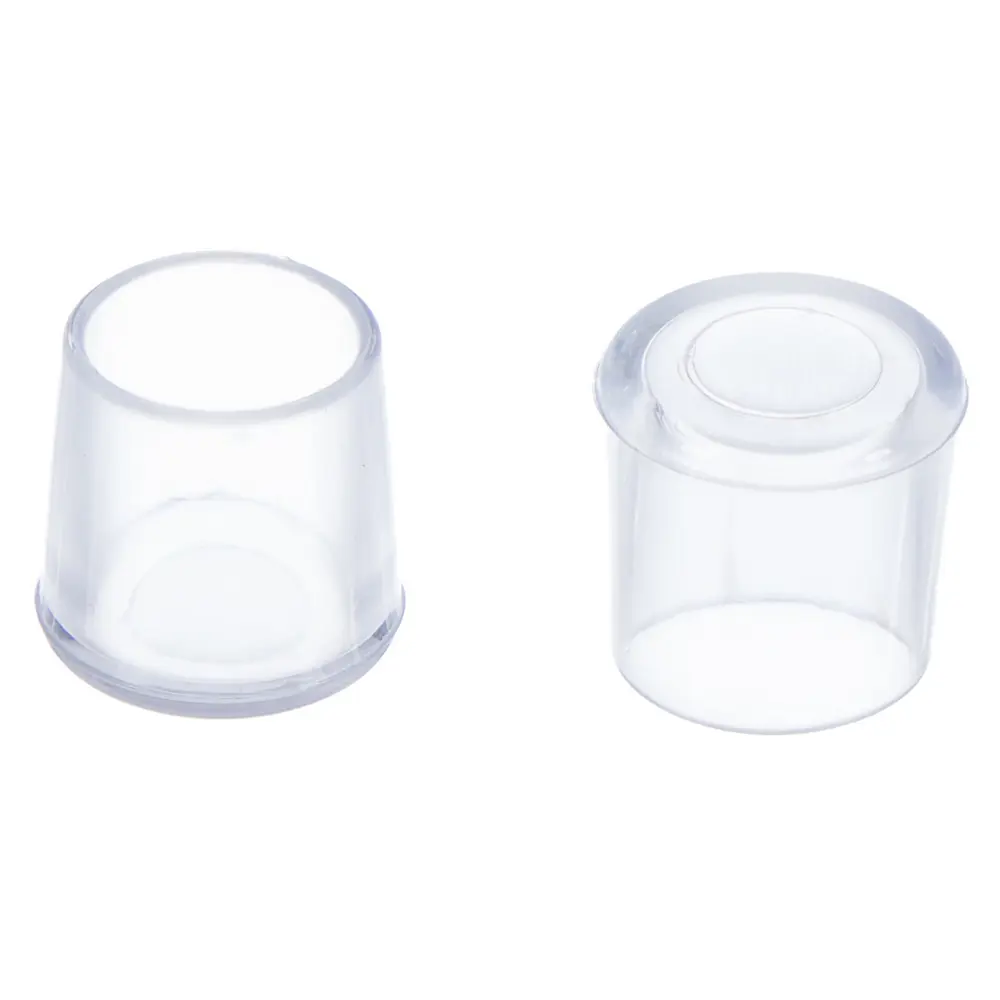 Насадки Standers 18 мм круглые пластик цвет прозрачные 4 шт STLM-2173651