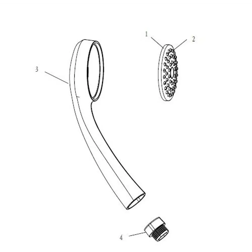 Лейка для душа Sensea Natu 1 режим цвет хром STLM-2185210 - Вид №4