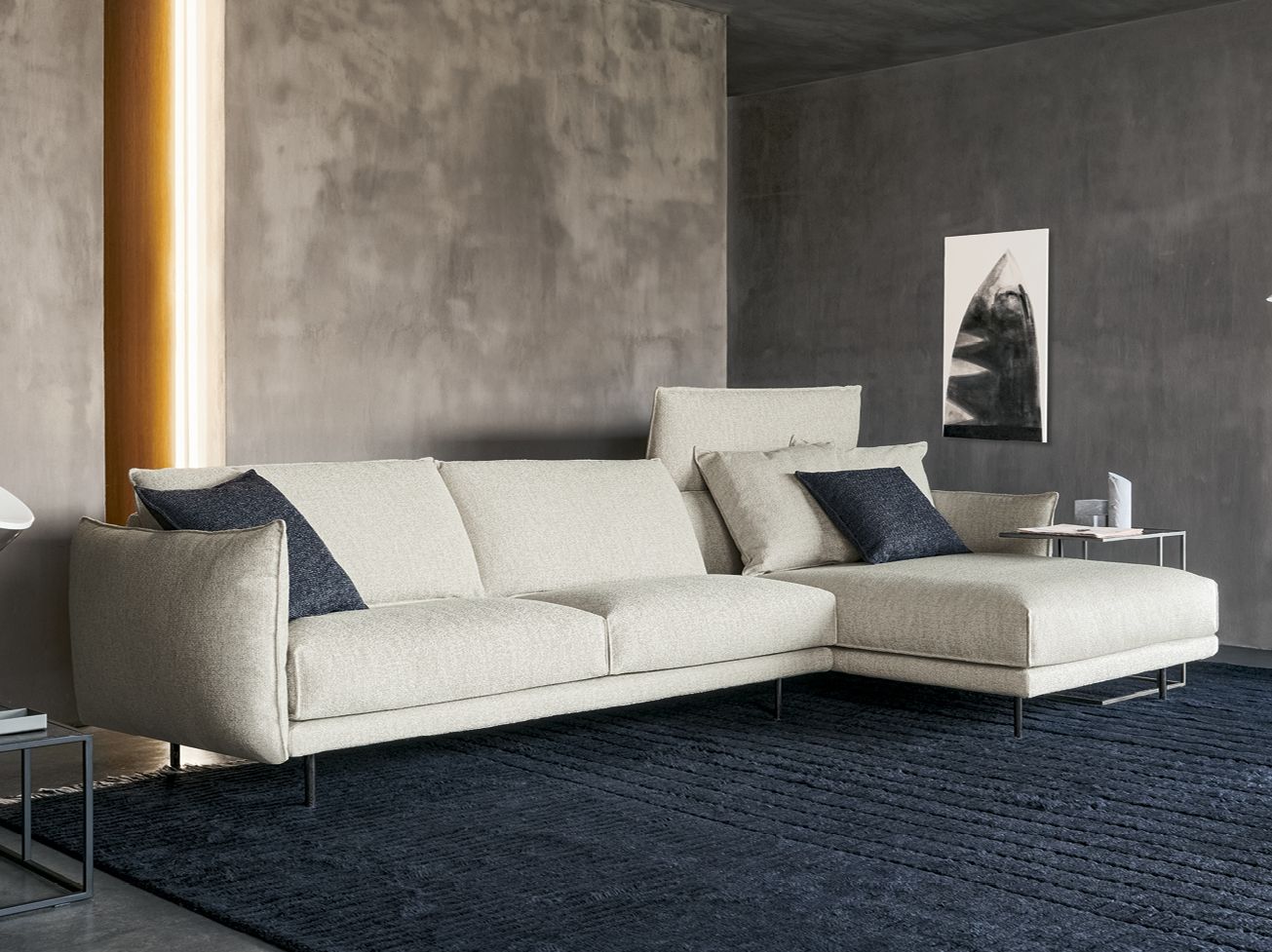 Секционный тканевый диван с полуостровом Twils NUBES ARCH-00098699
