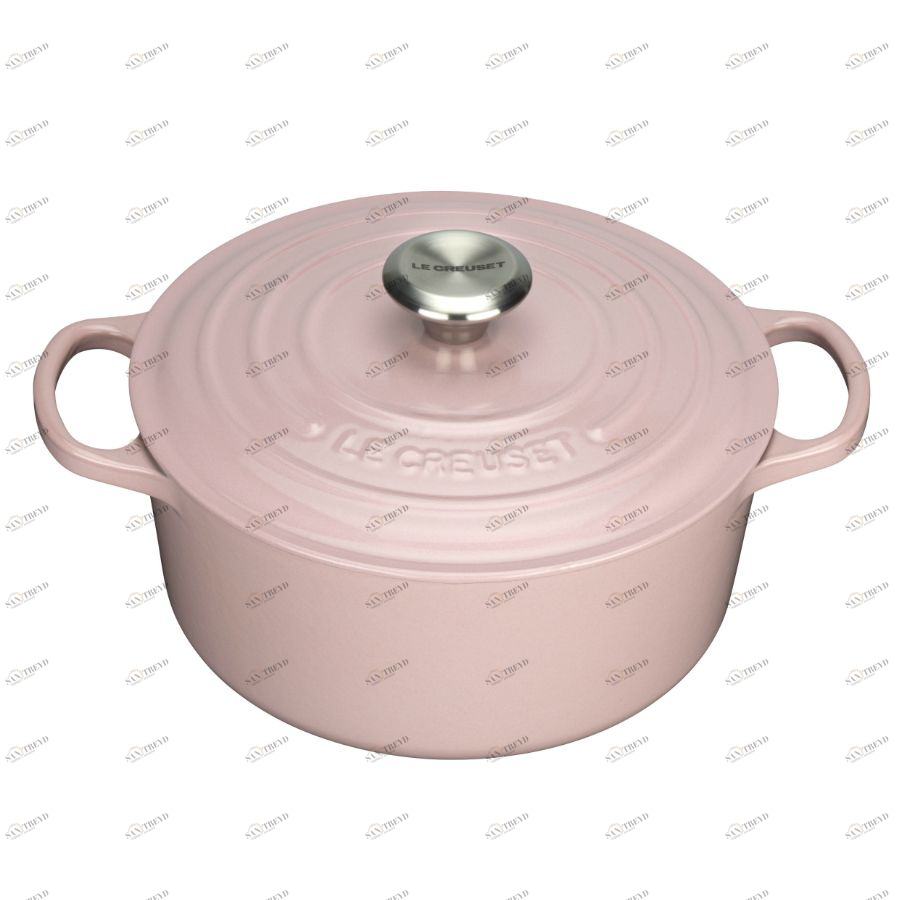 Кастрюля чугунная Le Creuset, Ø24 см, розовая 21177244014430