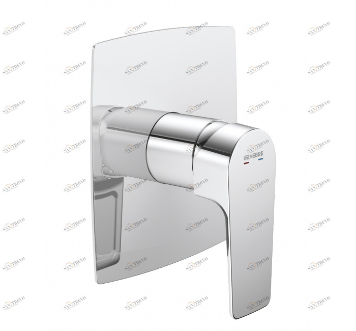 GENEBRE 64115 32 45 66 Смеситель для душа, однорычажный, встроенный 