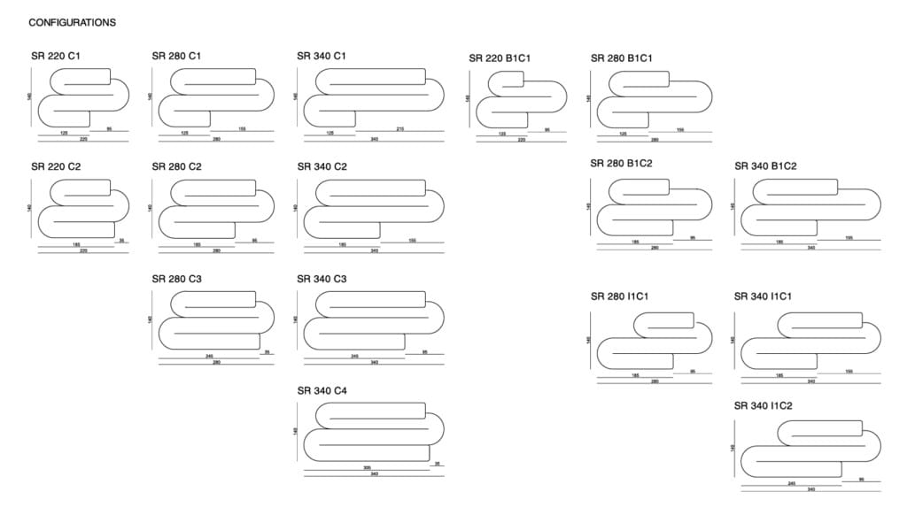 Веганский меховой диван DANTE - Goods And Bads SERPENTINE ARCH-00046543 - Вид №4
