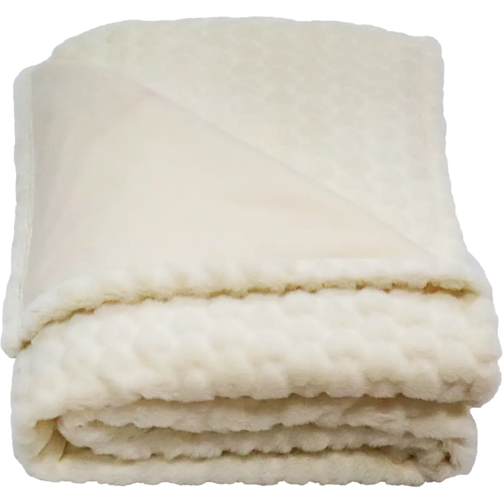 Плед Amore 140x200 см искусственный мех цвет экрю Ardenza STLM-2126132 - Вид №2