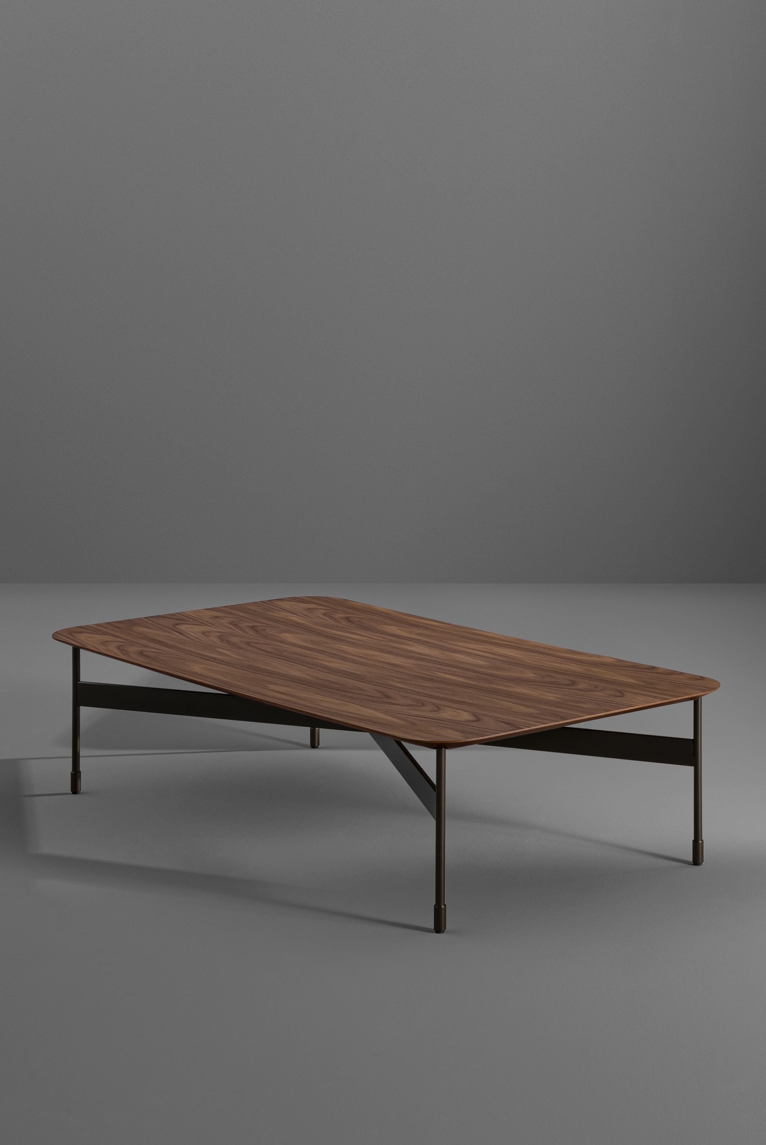 Деревянный прямоугольный низкий журнальный столик BONALDO PEAK ARCH-00049596 - Вид №1