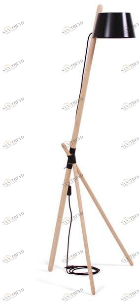 Woodendot Торшер с прямым светом из бука Ka sun-id-1487424