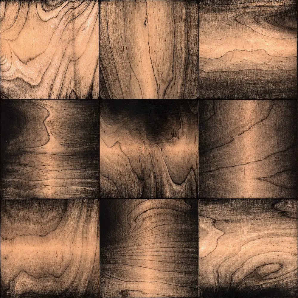 Деревянная мозаика ЭШФОРД 100x100 мм 300x300 мм Santreyd STLM-2084245 - Вид №1