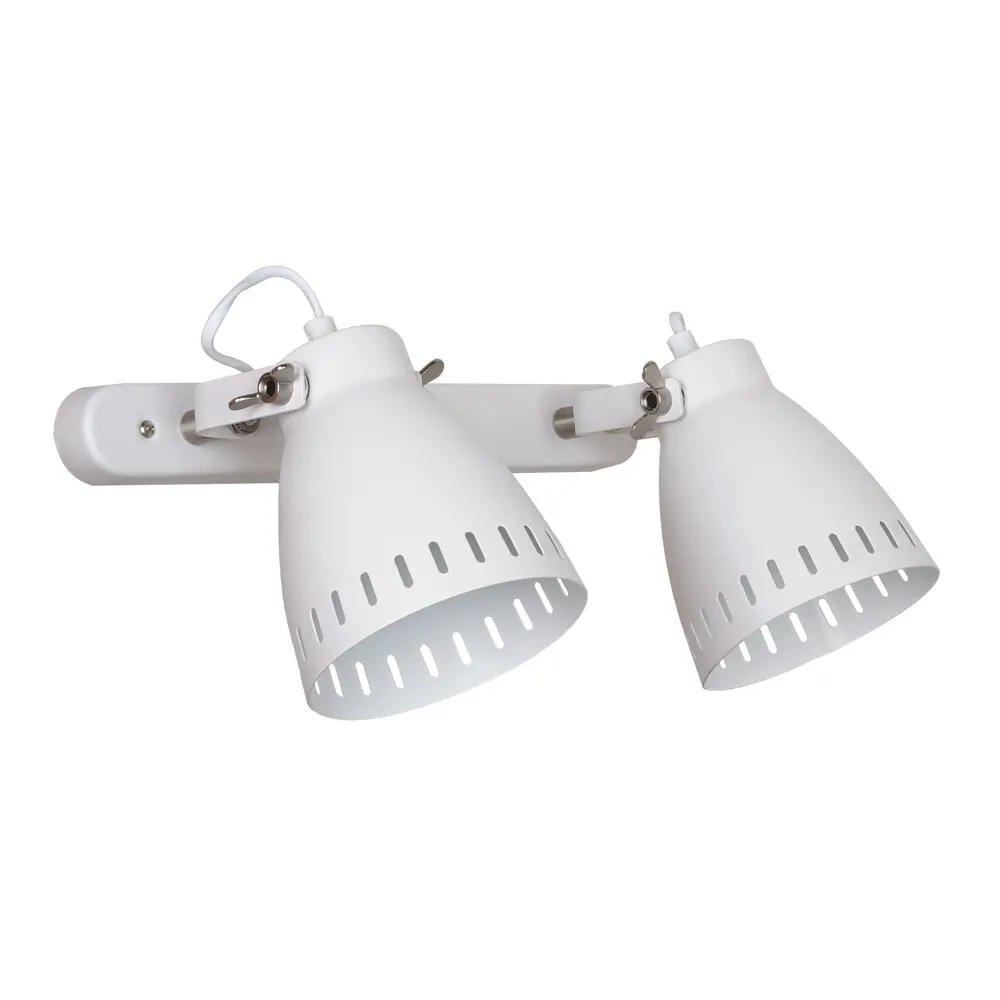 Бра New York WL-428-2 1xЕ27x40 Вт, металл, цвет белый CAMELION STLM-2162519 - Вид №1