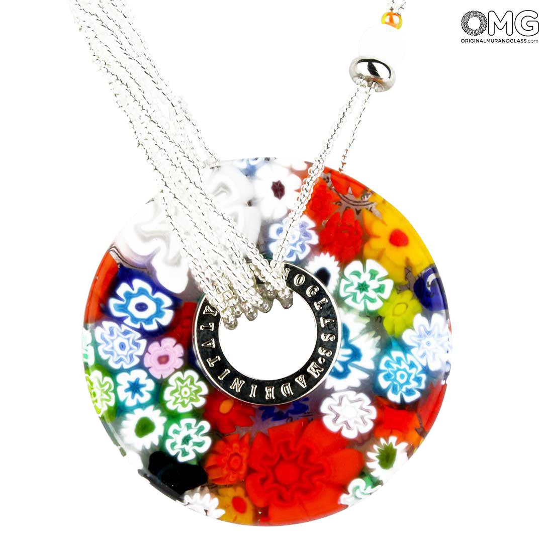 3310 ORIGINALMURANOGLASS Ожерелье с подвеской Клара - Original Murano Glass OMG 45 см  - Вид №1