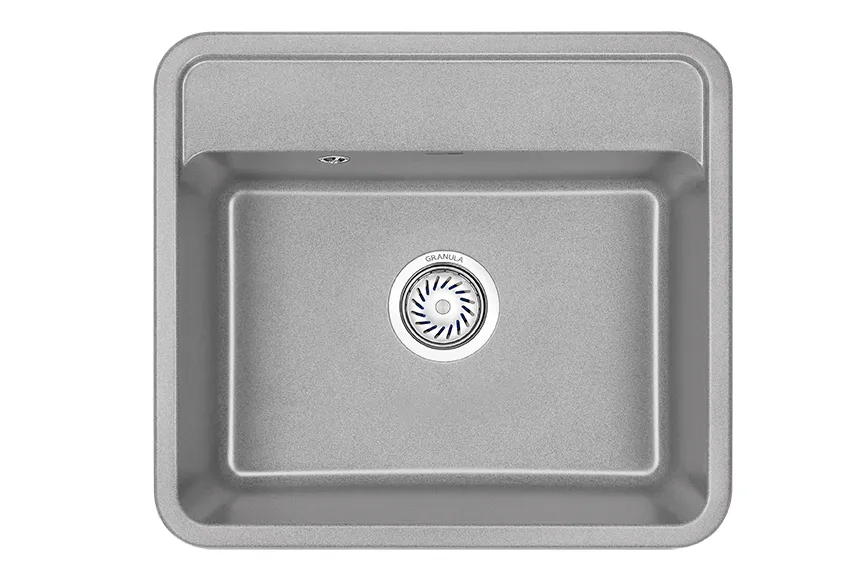 5601, БАЗАЛЬТ, кухонная мойка, СтандАРТ кварц GRANULA Standart 5601-ST40 - Вид №1