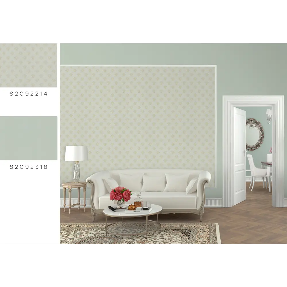 Обои флизелиновые Rasch Maximum зелёные 1.06 м 954425 STLM-2205506 - Вид №4