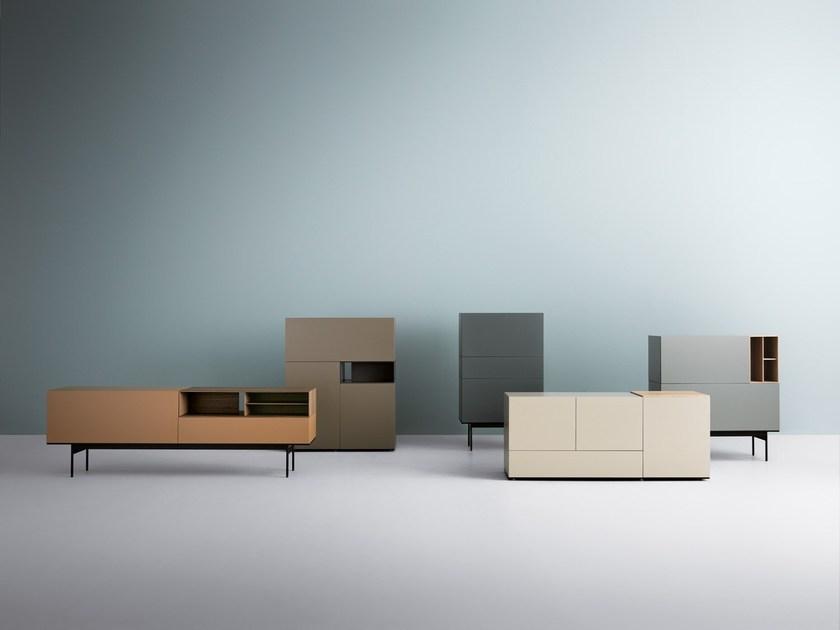 Caccaro Лакированный буфет с откидными дверцами Brick sun-id-1443773 - Вид №1