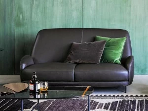 Tacchini Кожаный диван Santiago