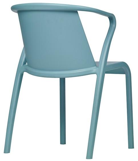 Ezpeleta Штабелируемый садовый стул из полипропилена с подлокотниками  Mn-fad00  - Вид №2
