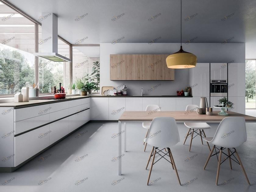 GD Arredamenti Кухня из лакированного ламината Space sun-id-1491384