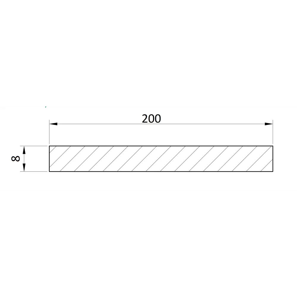 Добор 2050x200x8 мм финиш-бумага ламинация цвет белый 83832366 STLM-2032132 Santreyd  - Вид №3