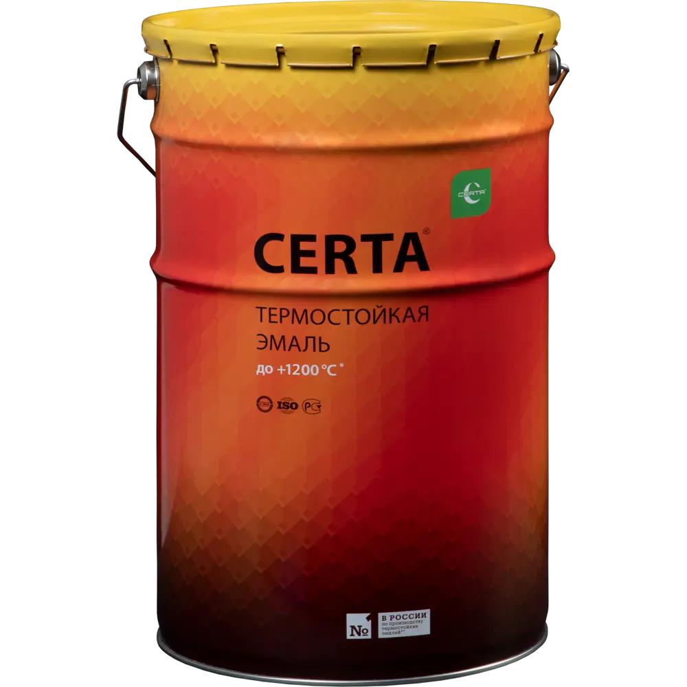 Эмаль термостойкая Certa цвет белый 25 кг 84815761 STLM-2074190  - Вид №1
