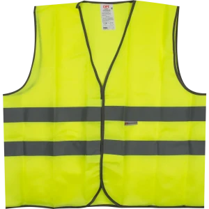 Жилет сигнальный для водителя размера 60-62, полиэфир, цвет лимонный