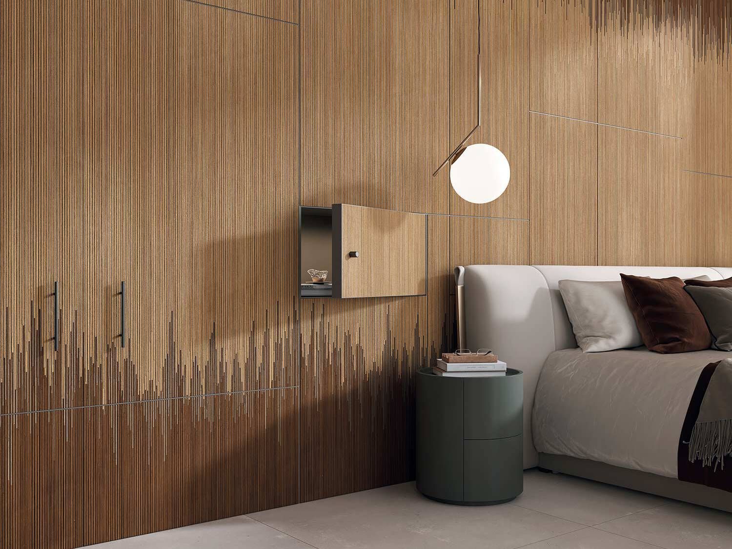 Ультратонкая алюминиевая декоративная панель Tecnografica FREQUENCY ARCH-00083862