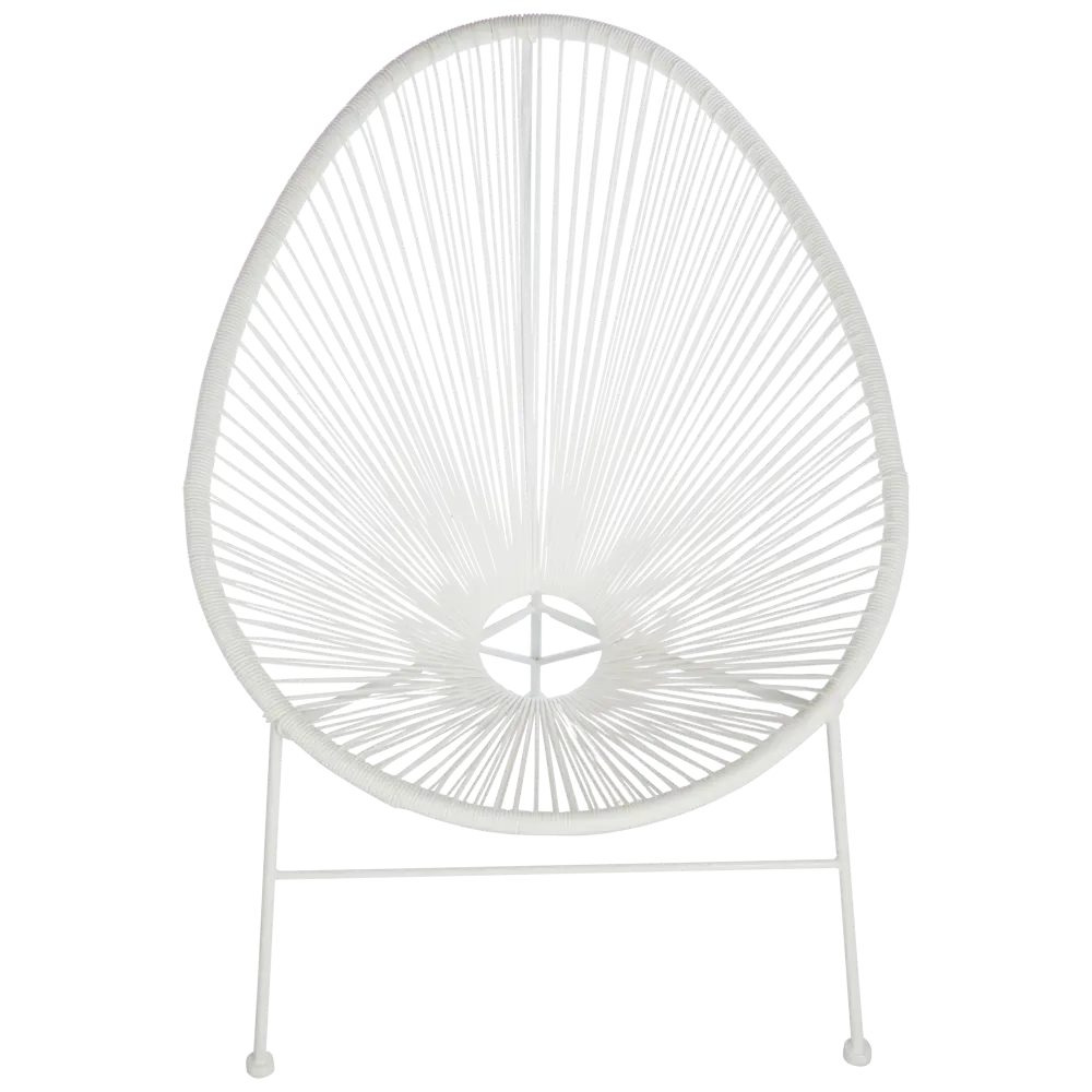Стул садовый плетёный Acapulco 720x870x800 мм белый Santreyd STLM-2207071 - Вид №3