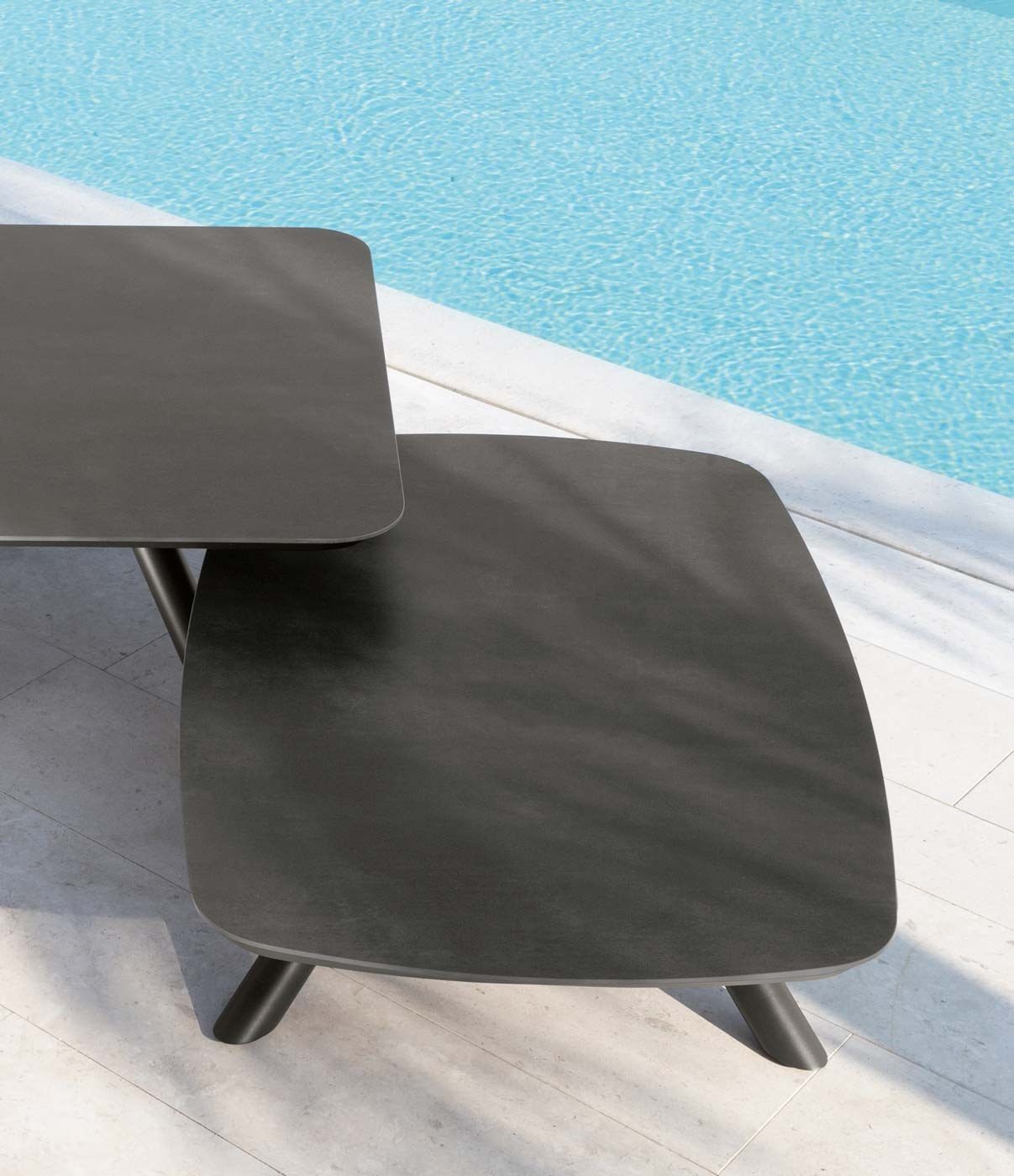 Низкий садовый стол из керамогранита Talenti ARCH-00034030 - Вид №1