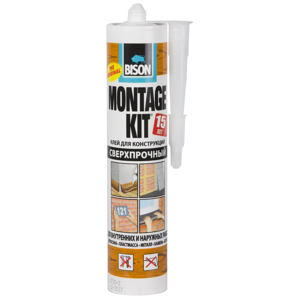 Клей сверхпрочный Bison Montagekit, 350 г STLM-2160801